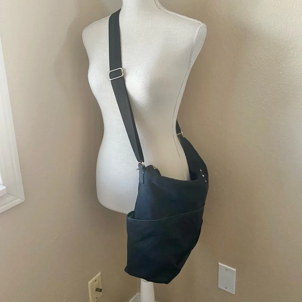 kate spade black nylon diaper bag